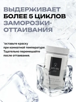 Краска для мебели 800гр без запаха быстросохнущая Aturi Design Classic Лакричная ночь серый графит матовое покрытие; для кухни, дверей, дерева, декора, безопасная, меловая