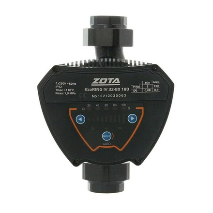 Насос циркуляционный для отопления ZOTA EcoRING IV 32-80 180, с гайками, частотный