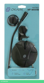 Микрофон Oklick MP-M009B черный (364286)
