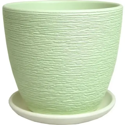 Горшок керамический Гнездо зеленый крокус №0