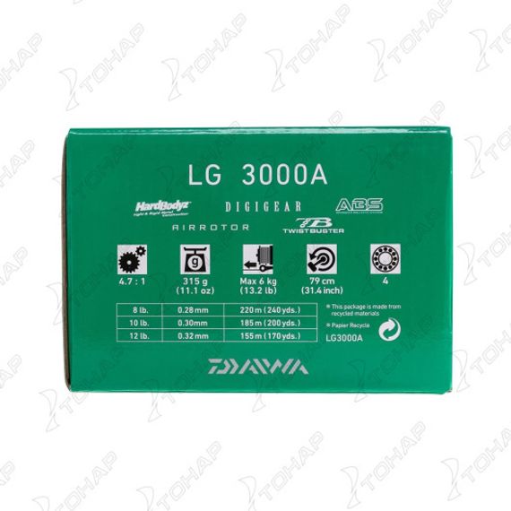 Катушка безынерционная LG 3000A (10501-300) DAIWA