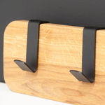 Настенная вешалка для одежды из дуба