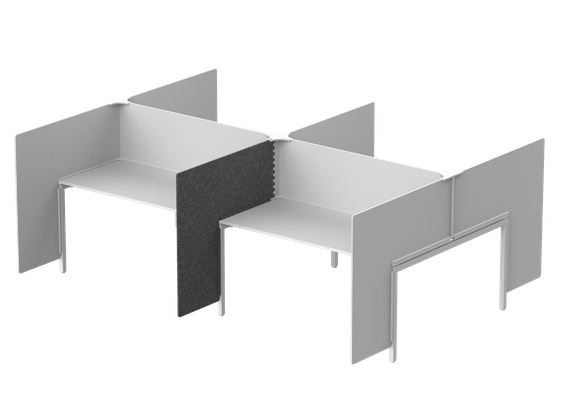 Модуль боковой -ширма 114х4х110