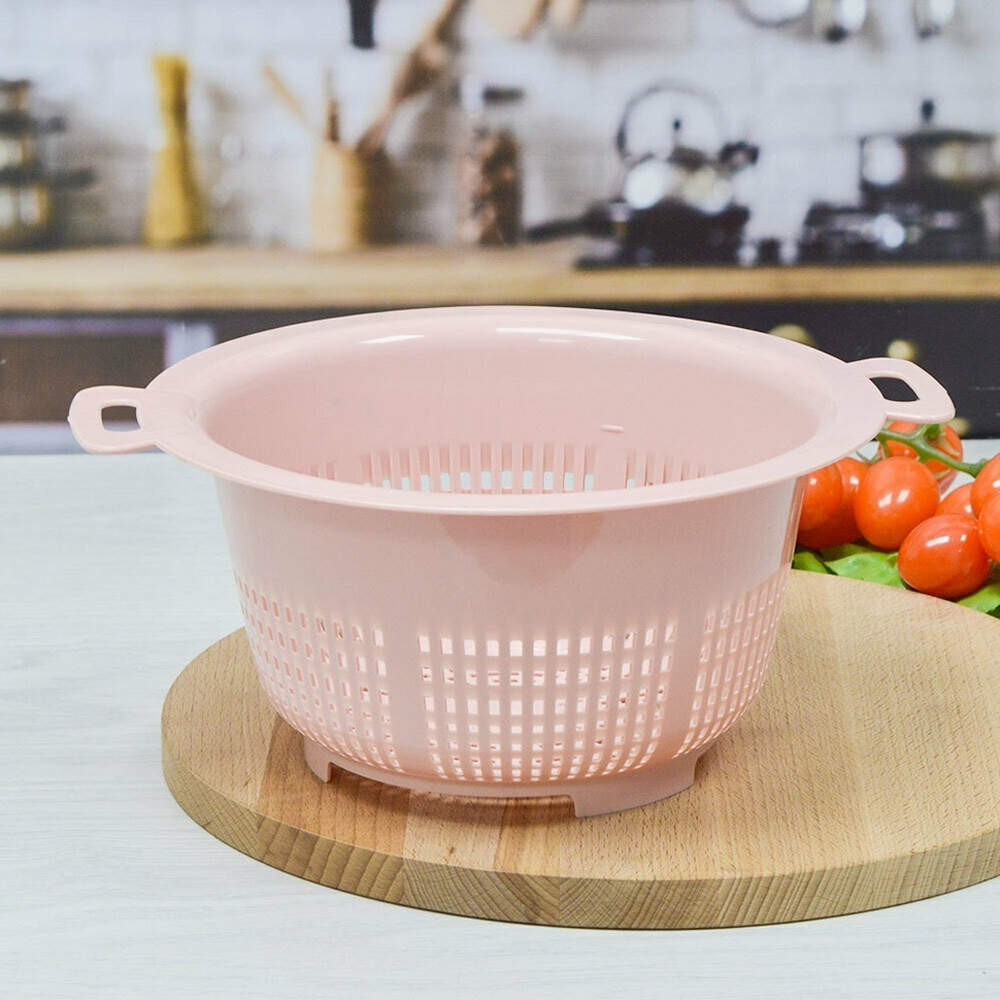 Дуршлаг 22см круглый, микс