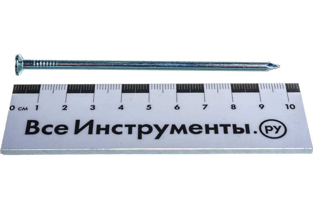 Строительные гвозди Зубр МАСТЕР оцинкованные ГОСТ 4028-63 4.0х100мм 5кг (примерно 480 шт.) 305030-40-100