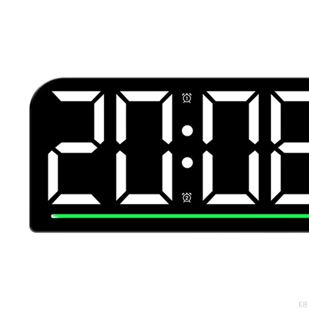 Часы-будильник настольно-настенные GH8027 White&Green