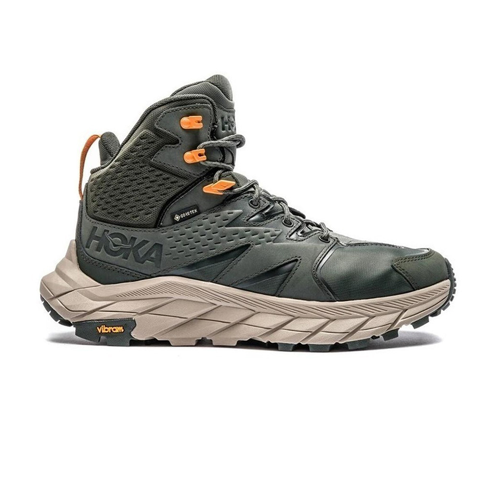 Ботинки мужские HOKA M ANACAPA MID GTX Thyme / Radiant Yellow
