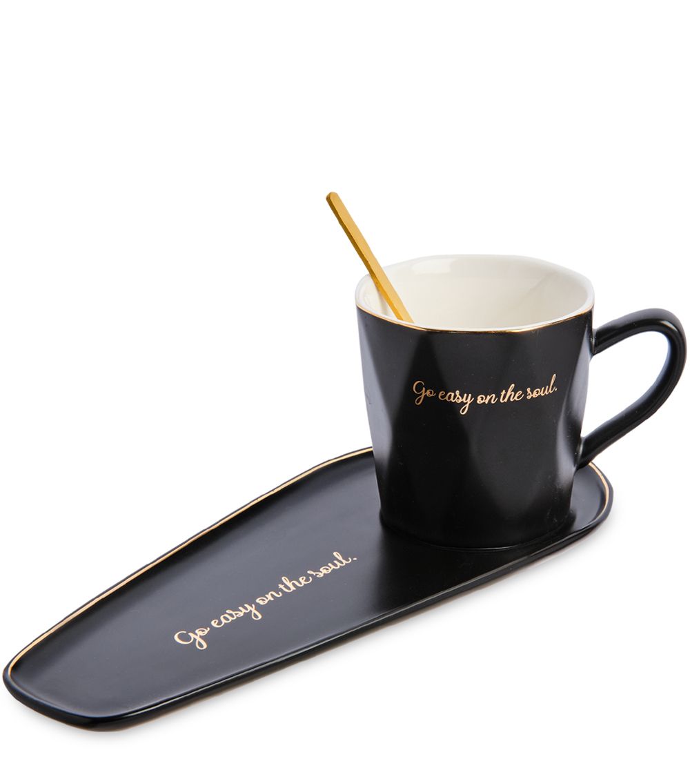 MUG-407/1 Чайная пара «Живи с легким сердцем»