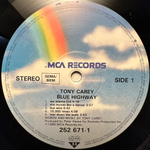 Tony Carey - Blue Highway (Германия 1985г.)