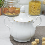 Сахарница 550мл форма Романс Без деколи 05712