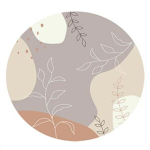 Сервировочная салфетка круглая 36 см Ирга