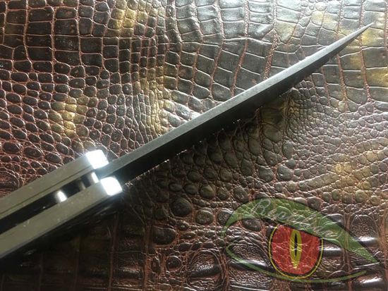 Складной нож Reptilian Пчак-1 blue c клинком из стали D2, рукоять карбон