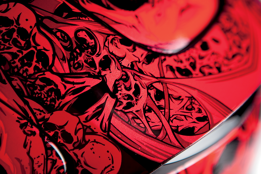 Мотошлем - ICON AIRMADA PARAHUMAN (красный)