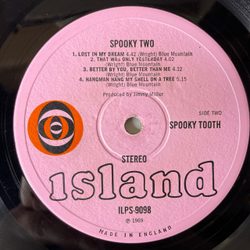 Винтажная виниловая пластинка LP Spooky Tooth Spooky Two (Англия 1969)