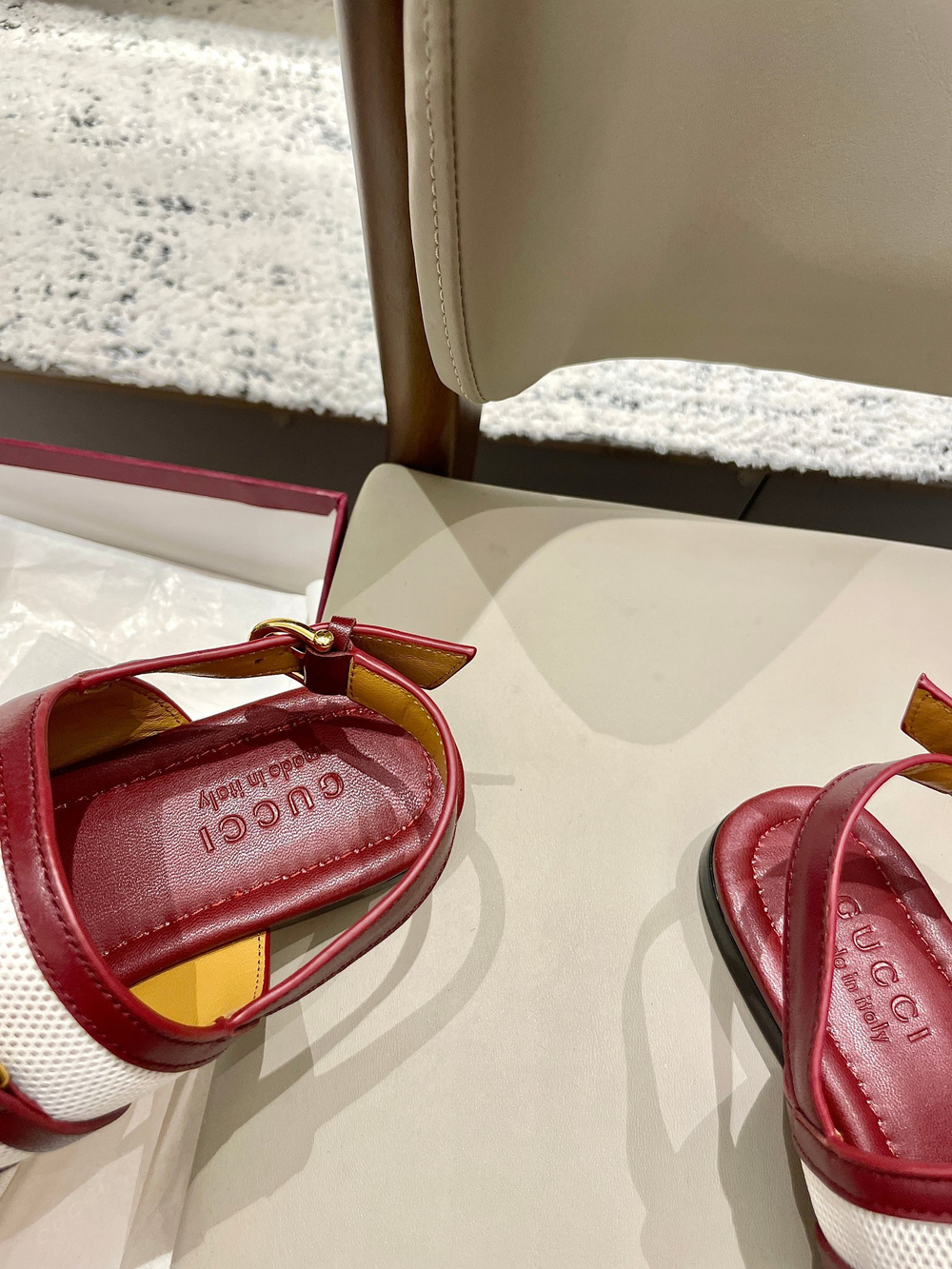 Gucci Horsebit Thong Sandal
