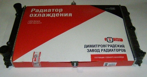 Радиатор основ. алюм. /2108-99/ карб. (ОАТ)