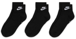 Теннисные носки Nike Everyday Essential Ankle Socks 3P - черный