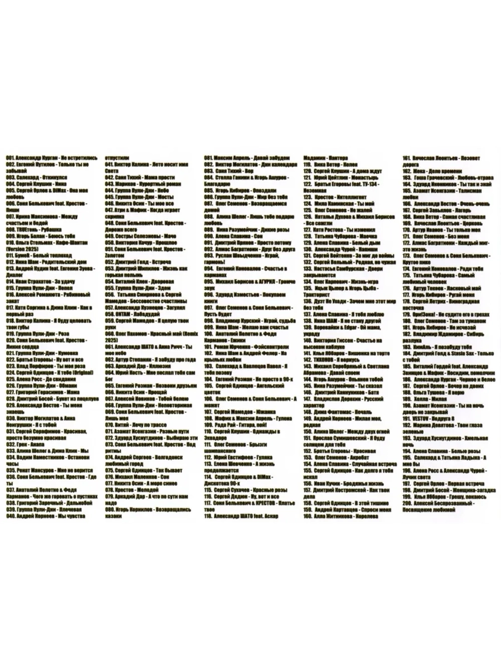 Дискотека Бездна №8 Шансон (200 новых хитов) (Диск CD-MP3)