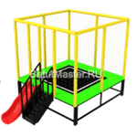 Мини батутная арена "Веселый домик" 2,5x2,5x2,2 м
