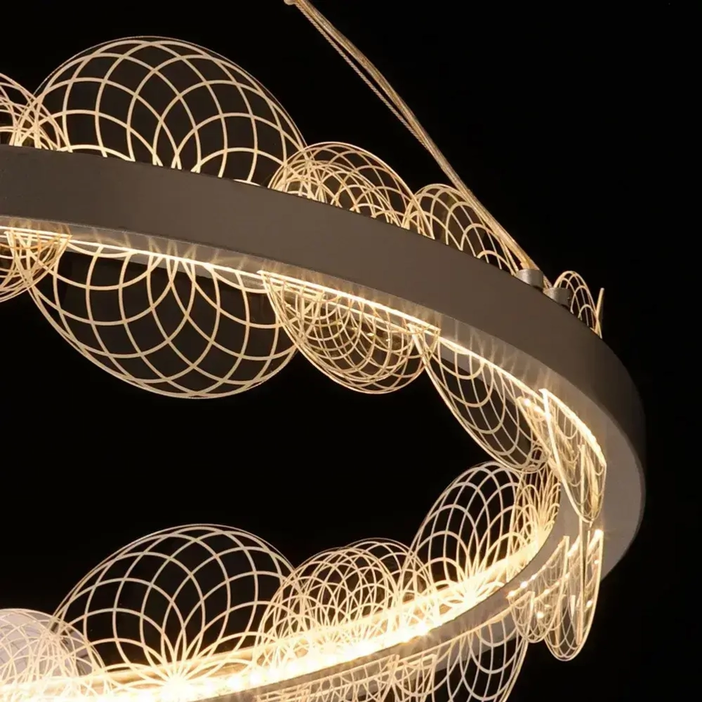 Подвесной светодиодный светильник DeMarkt Платлинг 661019001