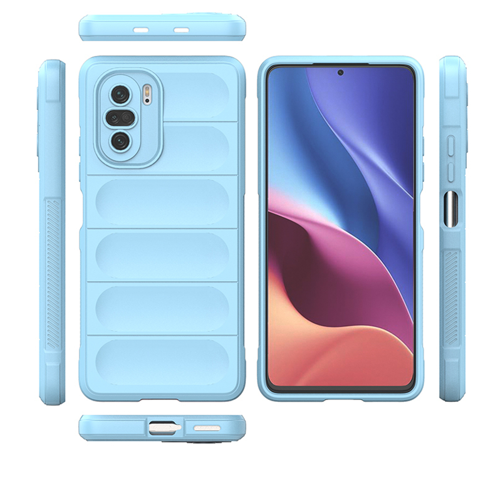 Противоударный чехол Flexible Case для Xiaomi Poco F3