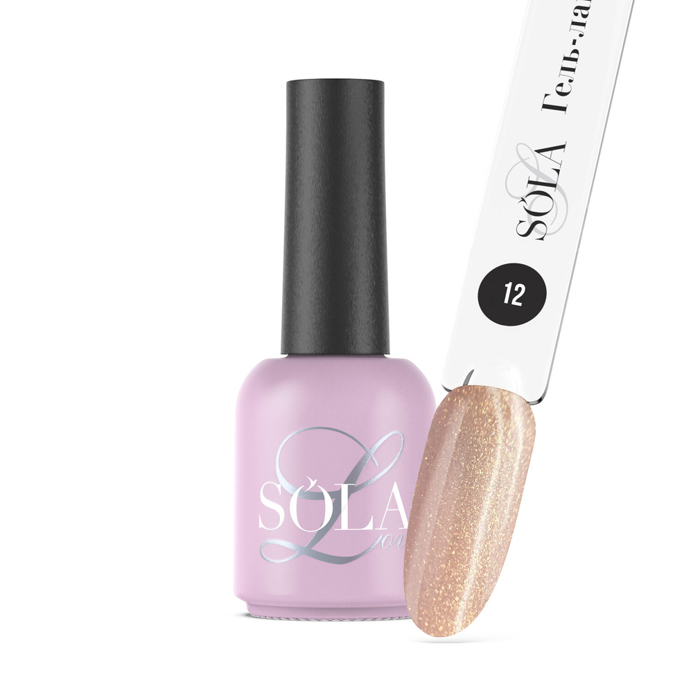 Гель-лак с шиммером Angel 12 SOLAlove, 10мл