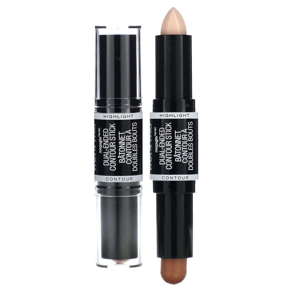 wet n wild, MegaGlo, двусторонний контурный стик, легкий / средний, 8 г (0,28 унции)