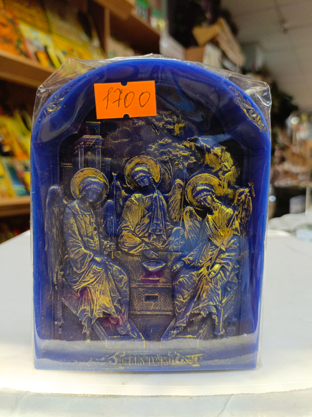 Свеча " Троица " ручная работа.