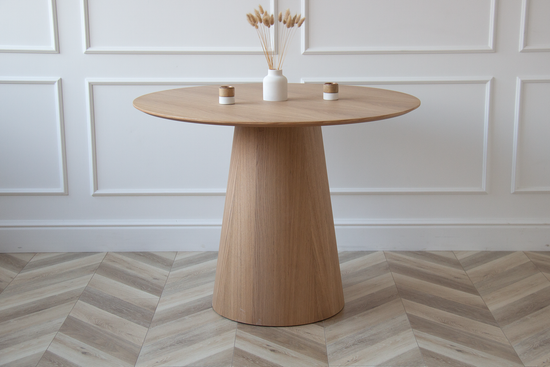 Стол обеденный Lagom D 100 см (натуральный дуб)