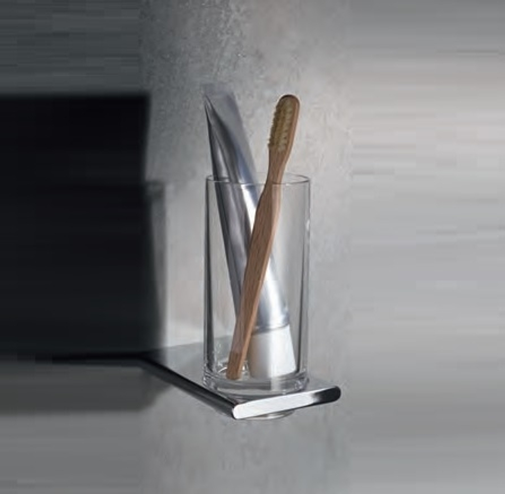 Держатель стакана со стаканом Keuco Edition 400, хром (11550019000)