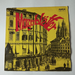 Винтажная виниловая пластинка LP Grobes Rundfunkorchester Leipzig, Adolf Fritz Guhl Morgenblatter (Полька, Оперетты, Марши) (ГДР 1975)