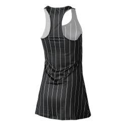 Женская теннисное платье Tennis-Point Stripes Dress Special Edition Women - Black, White
