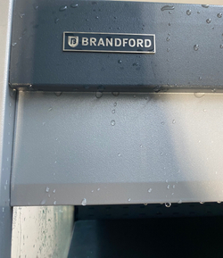 Горка холодильная Brandford Tesey Slim (темный графит)