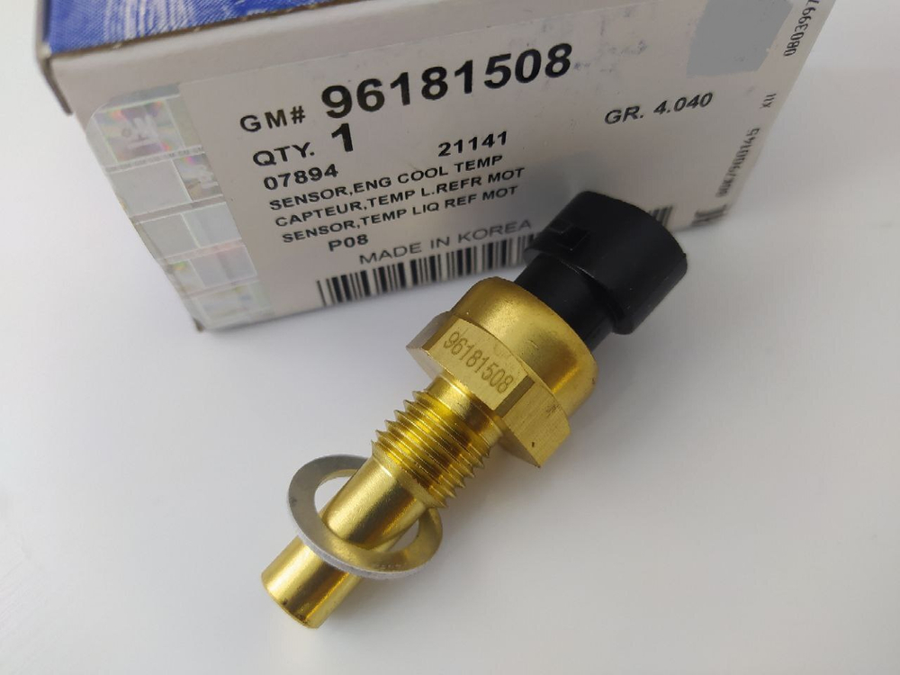Датчик температуры охлаждающей жидкости GM 96181508 для Nexia, Espero, Matiz, Lacetti, Lanos