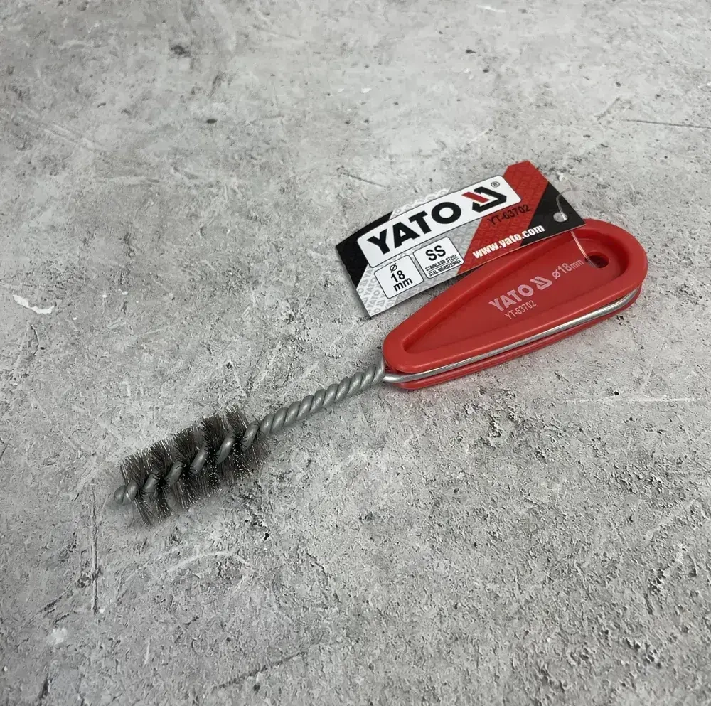 Щетка (ерш) для чистки медных труб и фитингов, диаметр 18 мм