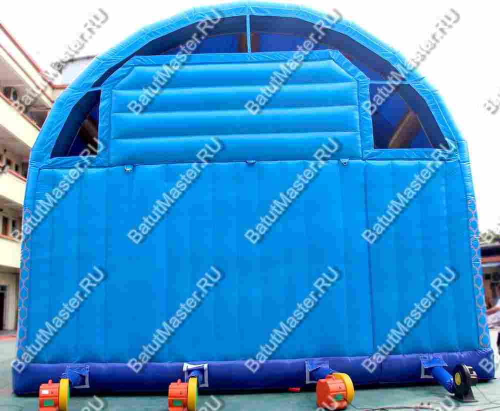 Надувной батут с крышей "Дельфинарий" 11*8*7 м