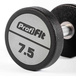 Гантельный ряд полиуретановый LEVEL (шаг 2,5 кг, 10 пар) PROFI-FIT 2,5-25 кг