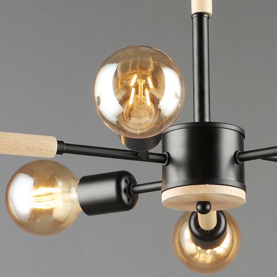 99960-0.3-06 BK+WOOD светильник потолочный