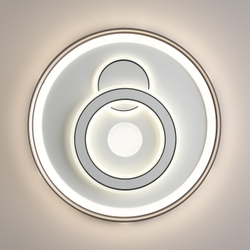 7785/85L PIKO LED SN 607 Светильник металл/белый/бронза LED 85Вт 3000-6500K D490 IP20 пульт ДУ GEMINI