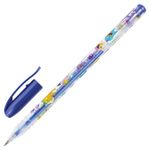 Ручки гелевые ЮНЛАНДИЯ, НАБОР 6 ЦВЕТОВ, МЕТАЛЛИК, с печатью, узел 0,7 мм, линия письма 0,5 мм, 142801