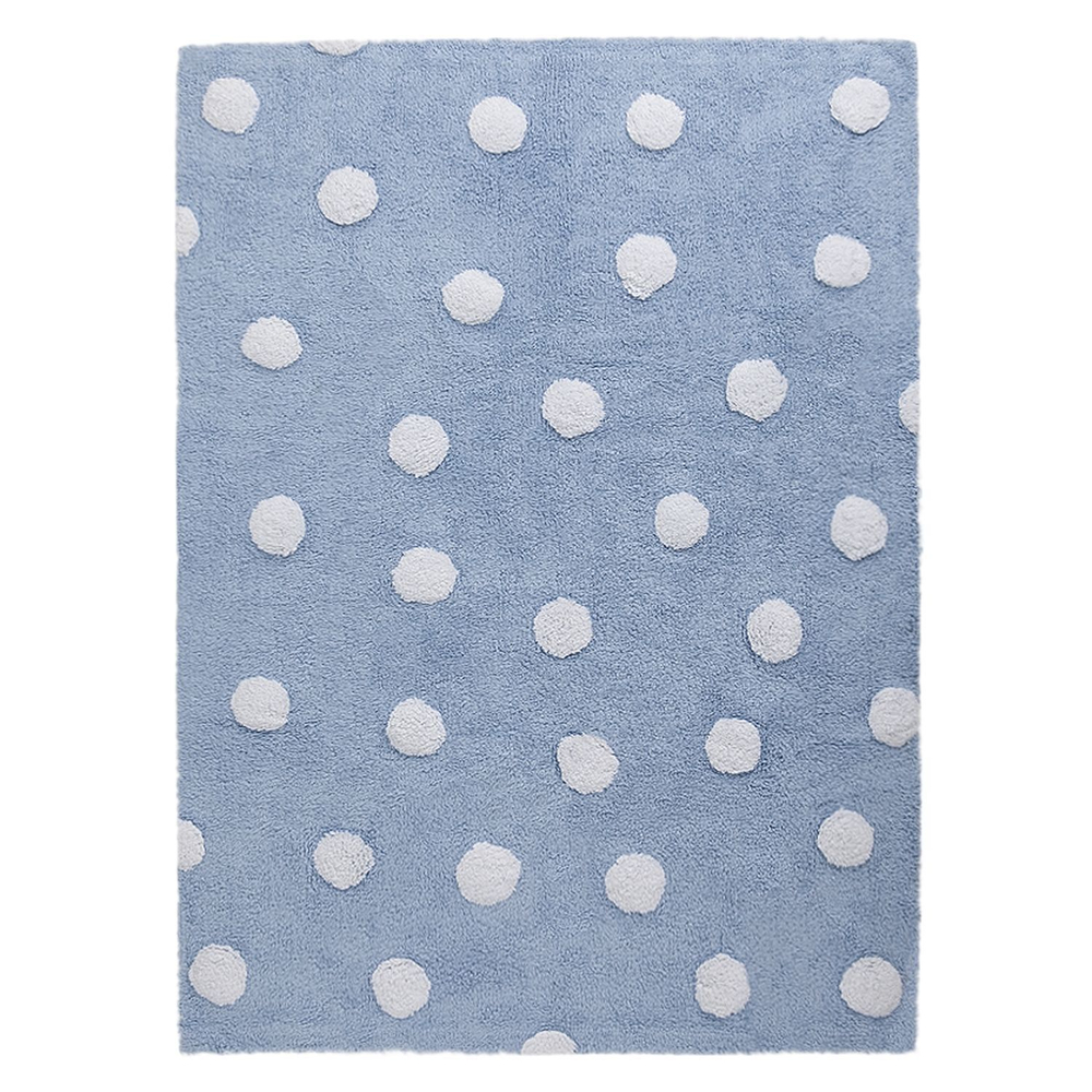 Ковер Lorena Canals Polka Dots Blue White (120 x 160 см)