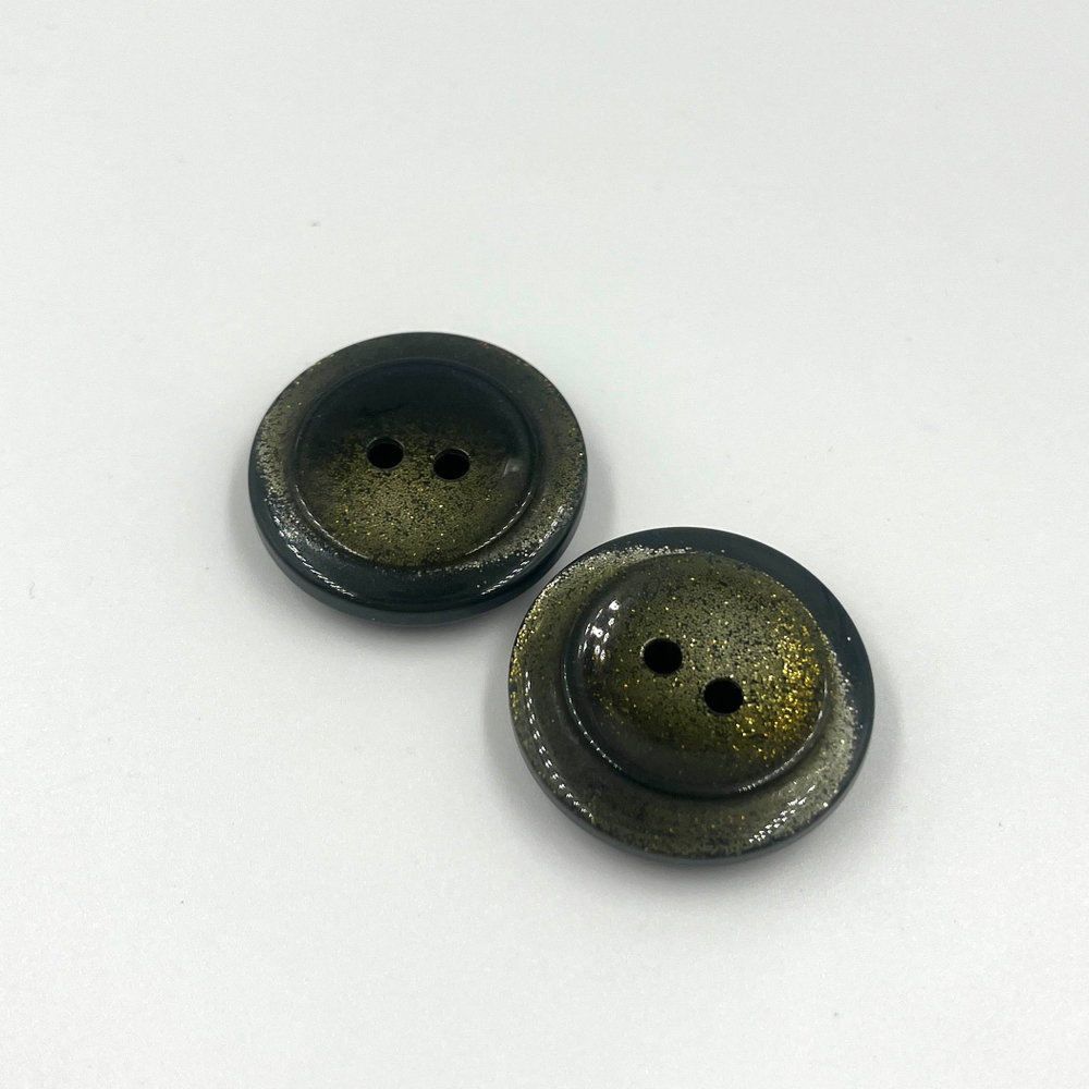 Пуговицы черный-желтый блеск