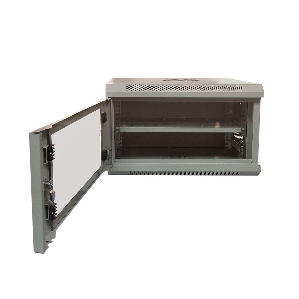 Шкаф настенный 6U ST-NC6U01 (СЕРЫЙ) С ПОЛКОЙ