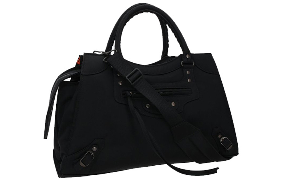 Balenciaga Recycled Polyamide Briefcase Regular Men"s Black