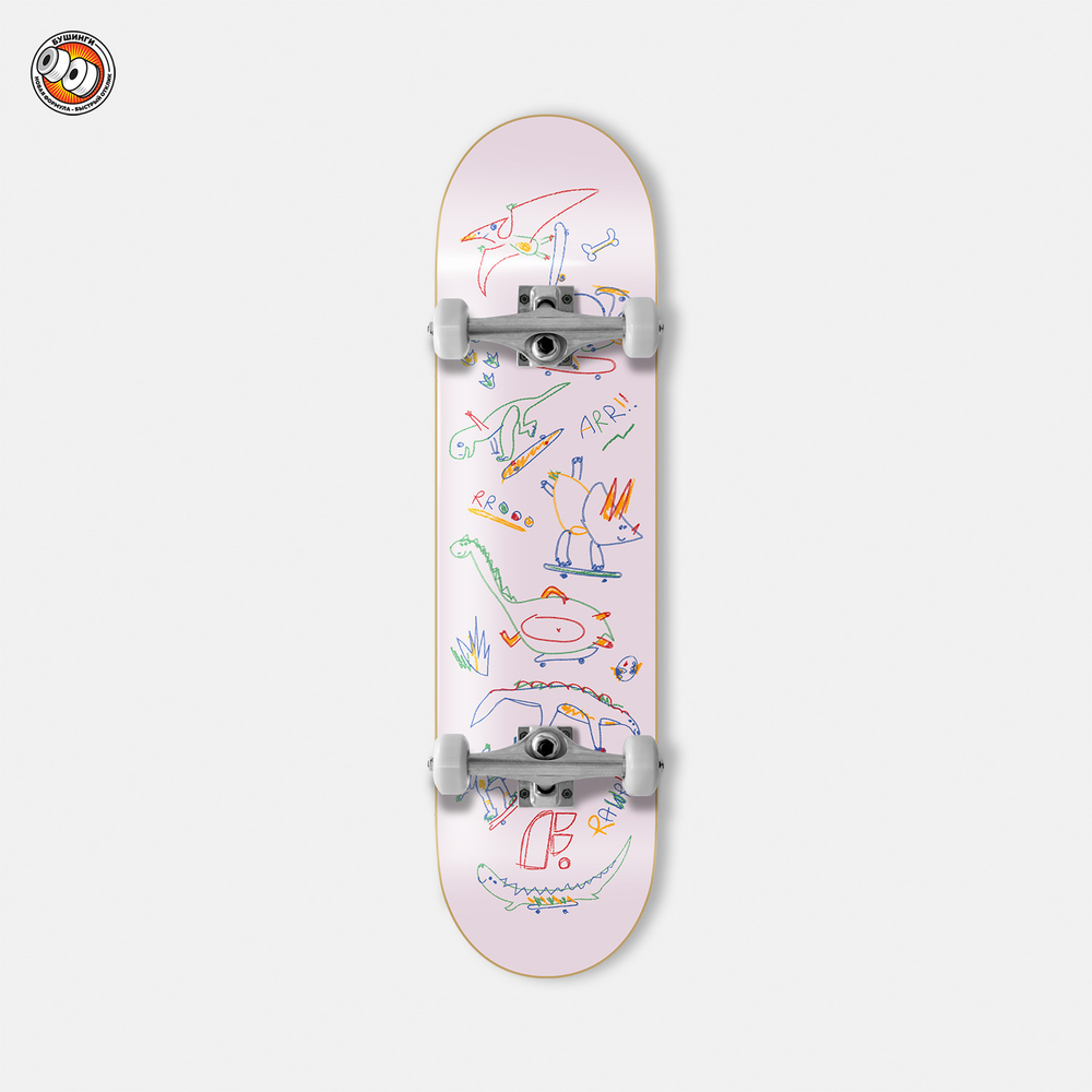 Детский скейтборд Футворк Dinos Light Micro 6.75"