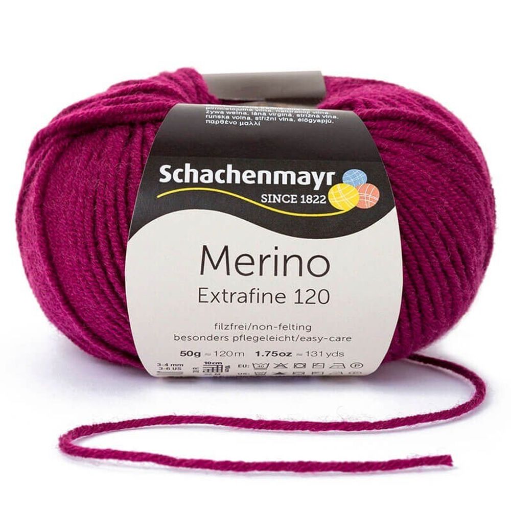 Пряжа Schachenmayr Merino Extrafine 120 (00133)