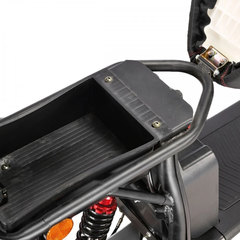 Электроскутер CityCoco White Siberia TRIKE Ikra 5000w черный