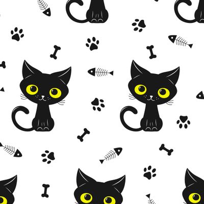 Черные коты