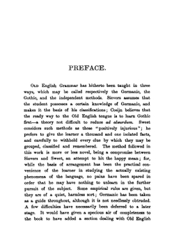 An elementary Old English reader, early West Saxon | Alfred John Wyatt