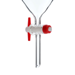 Воронка делительная цилиндрическая, 1000 мл, шлиф 29/32, с PTFE краном и пробкой